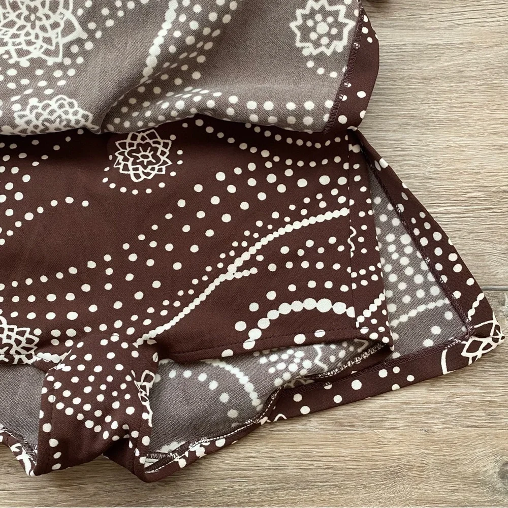 Vintage 1960s/1970s Maillot Swimsuit Print Skirted Bathing Suit Jantzen Size 12 - Picture 8 of 13